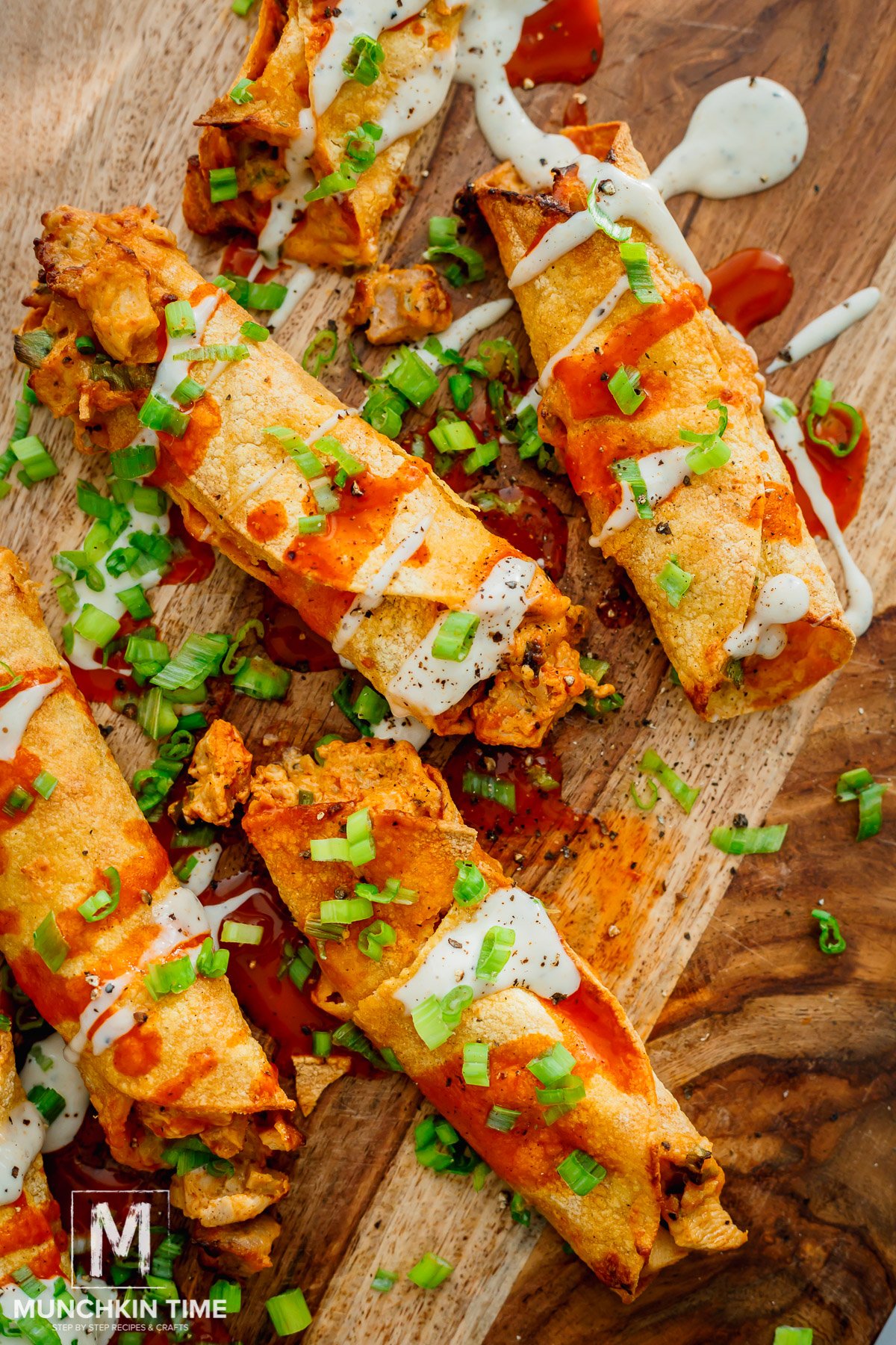 Buffalo Chicken Taquitos-