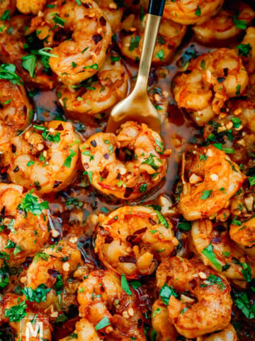 lemon garlic cilantro shrimp