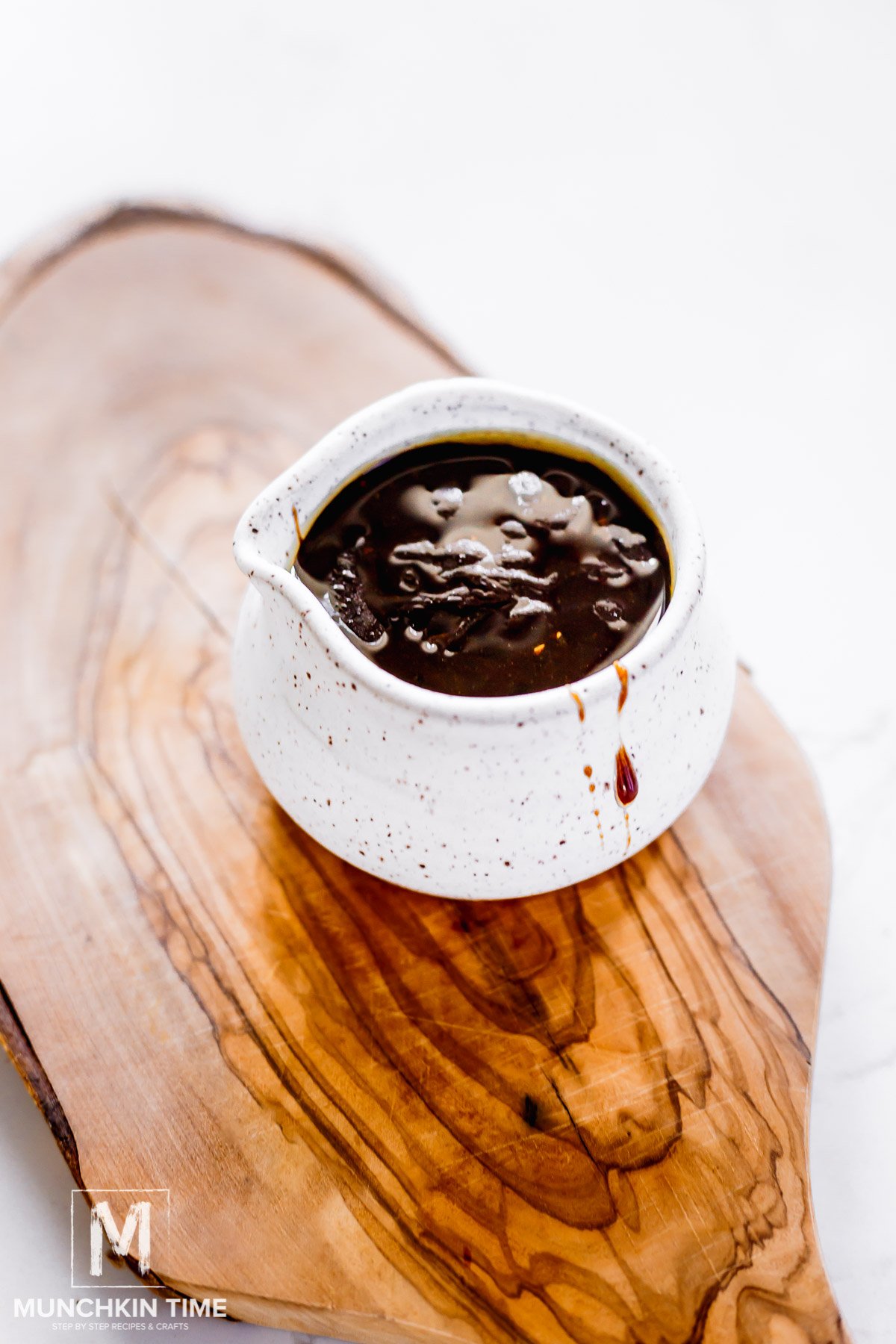 balsamic dressing ready to be used.