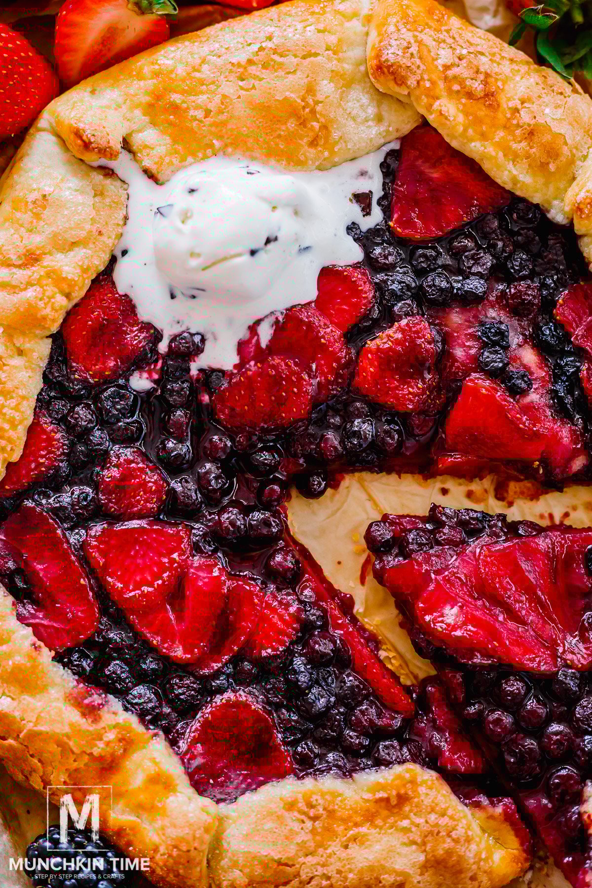 The Best Sourdough Discard Recipe: Strawberry Galette