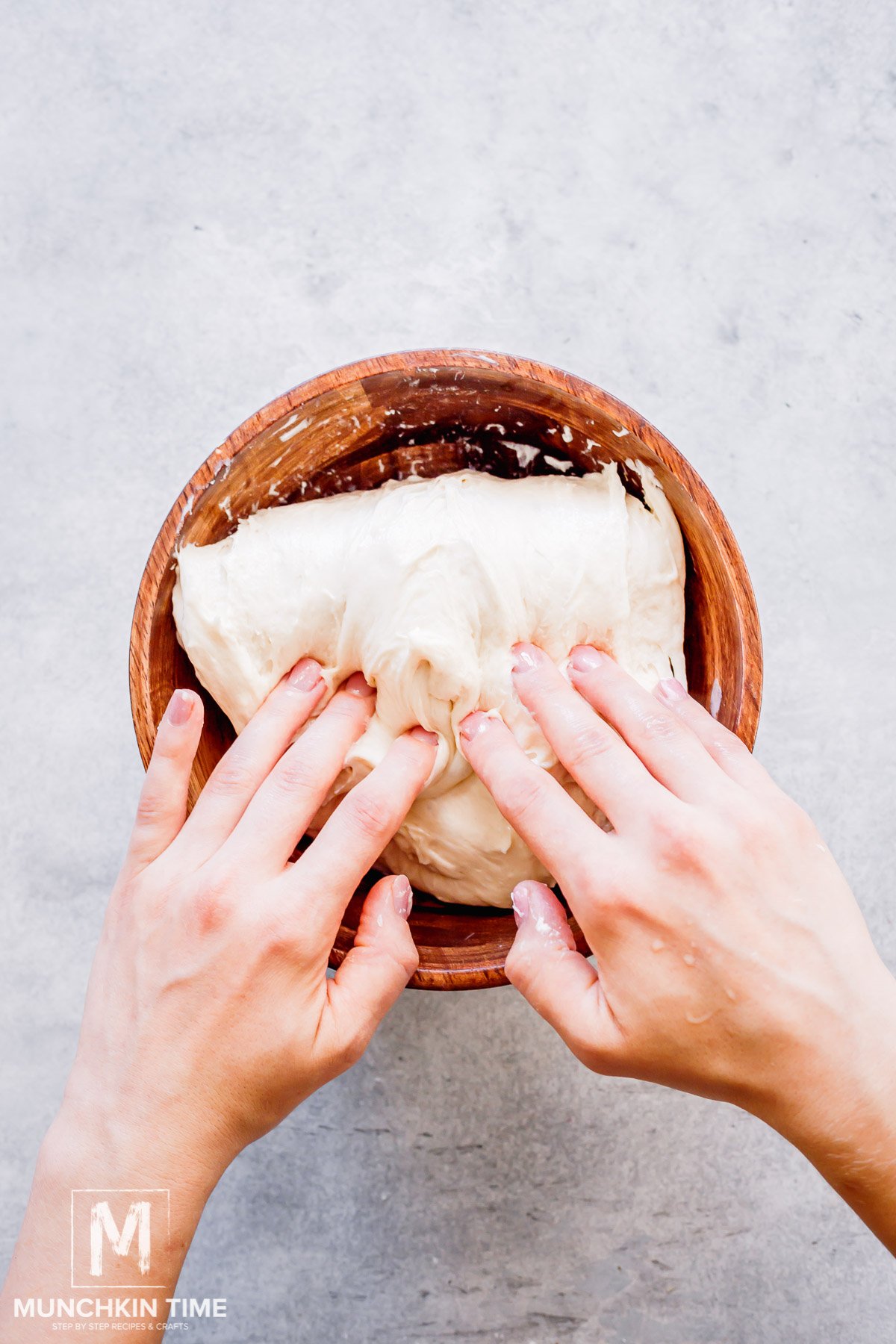 sourdough fold.