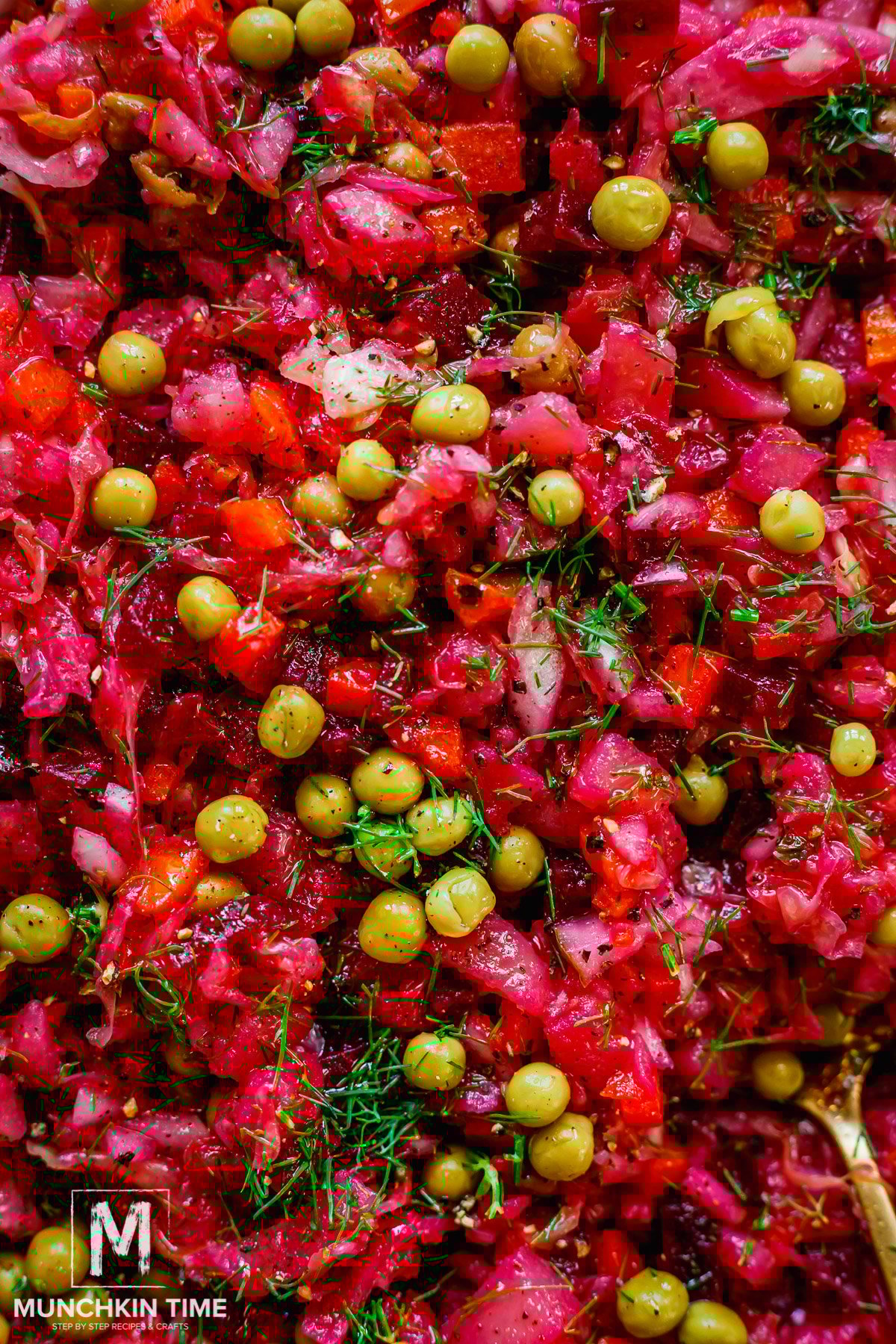 The Best Russian Potato Salad with Beets - No Mayo