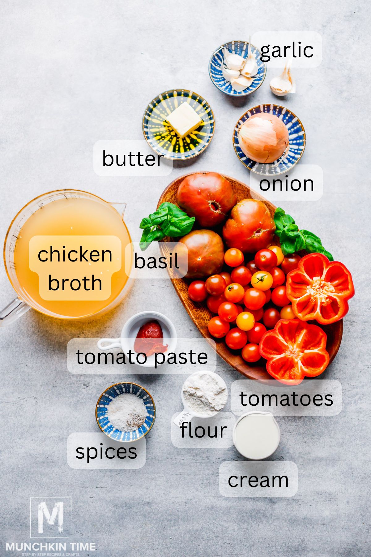 Tomato Bisque Ingredients