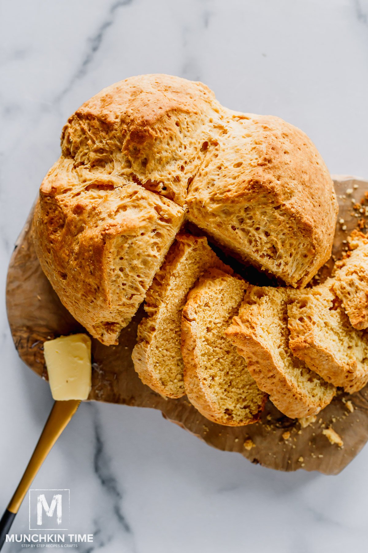 No yeast Irish soda bread with buttermilk