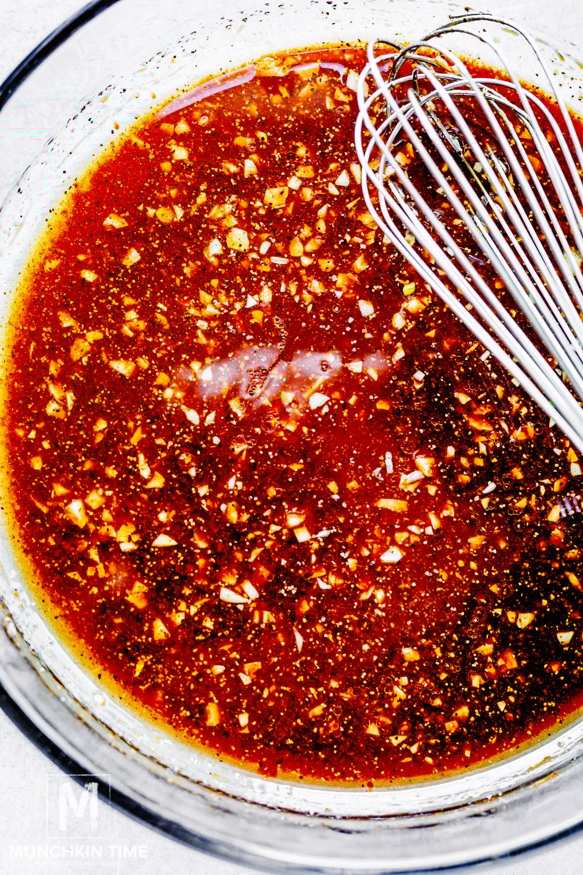 steak marinade ready in a bowl.