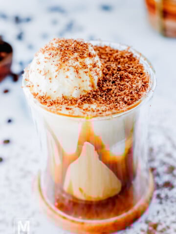 caramel Affogato coffee