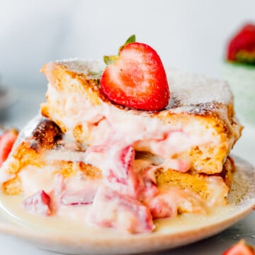 Strawberry Stuffed French Toast