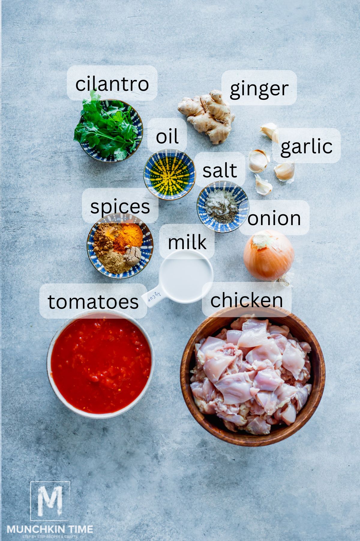 Ingredients for Easy Chicken Tikka Masala Recipe