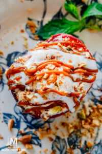 Easy Grilled Peaches with Ice Cream