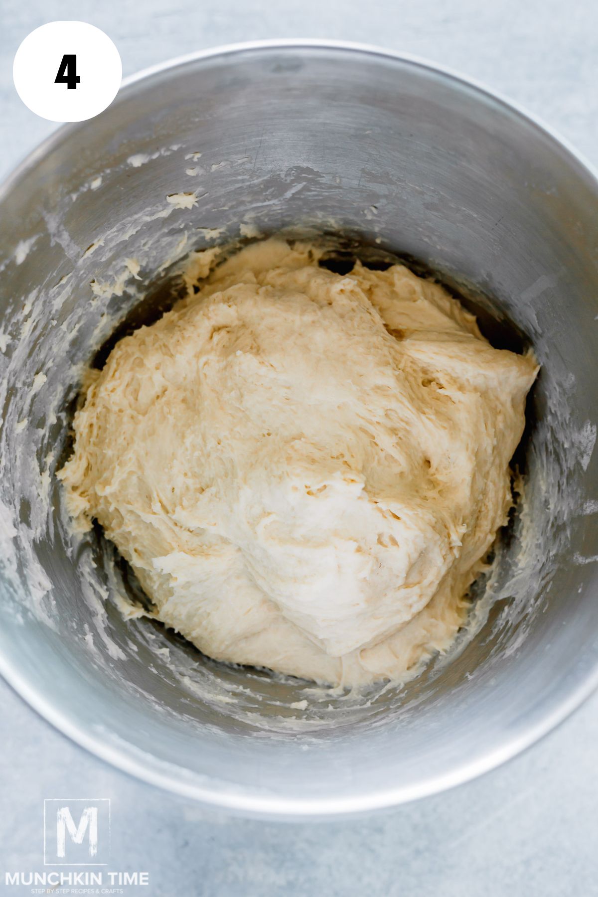sourdough dough is formed.