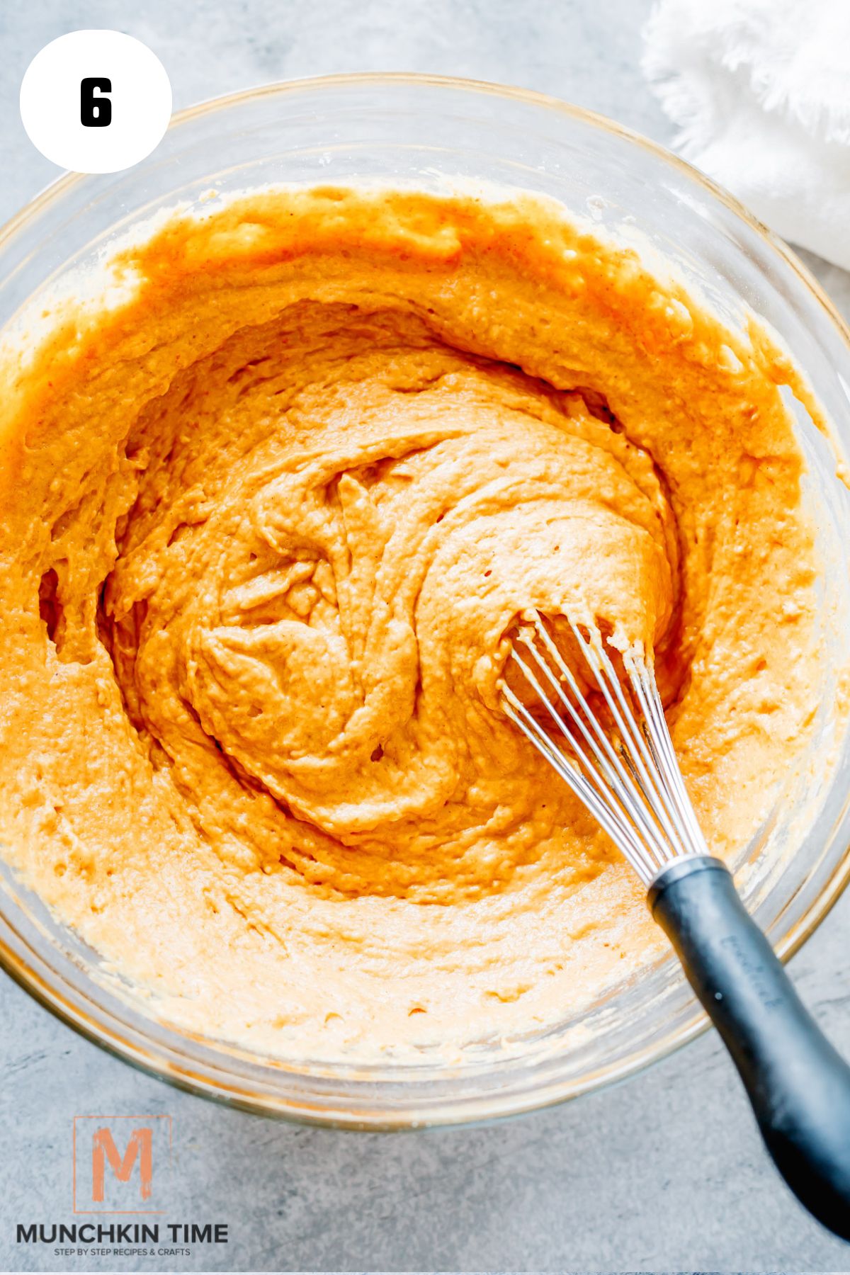 muffin batter ready for baking.