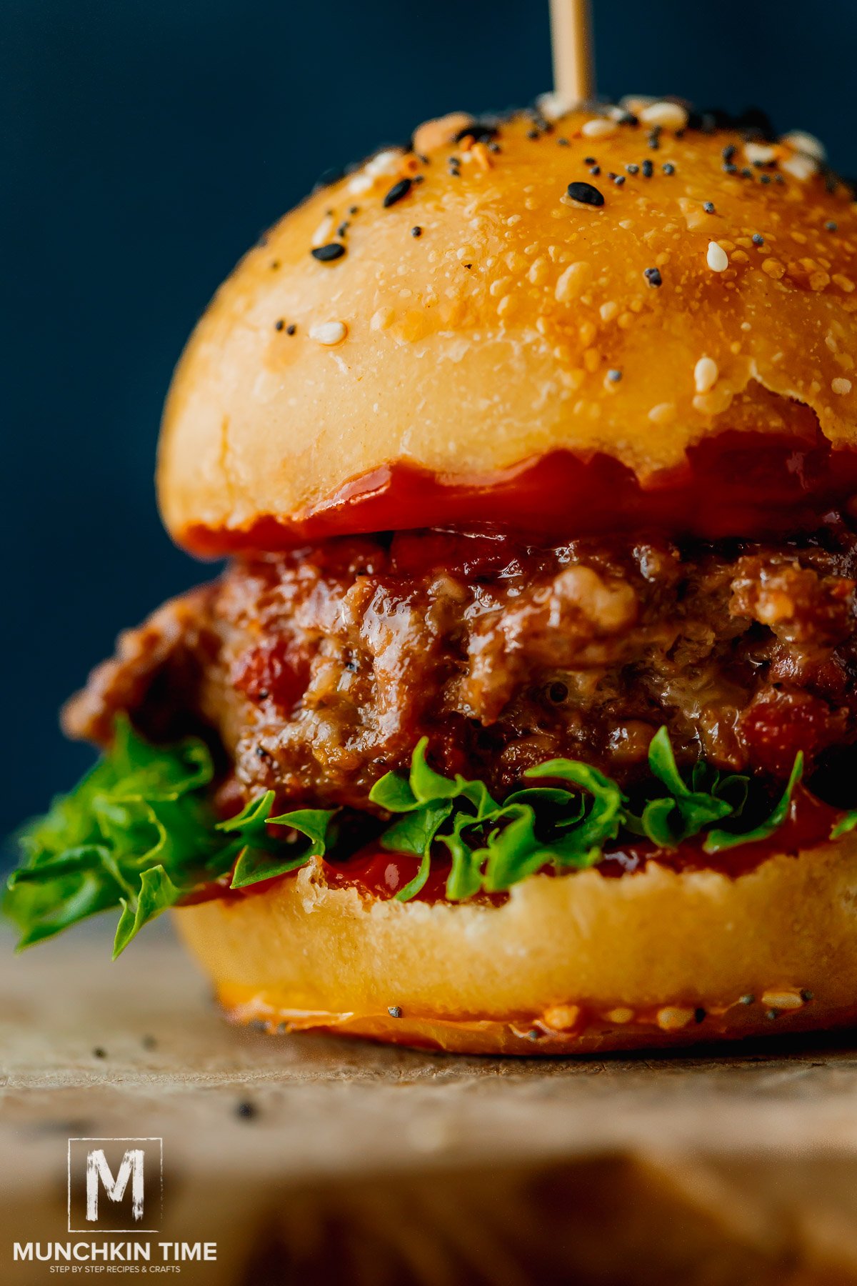 Juicy Beef Sliders with Sausage & Cheese (Mini Hamburgers) with Homemade Sourdough Hamburger Bun