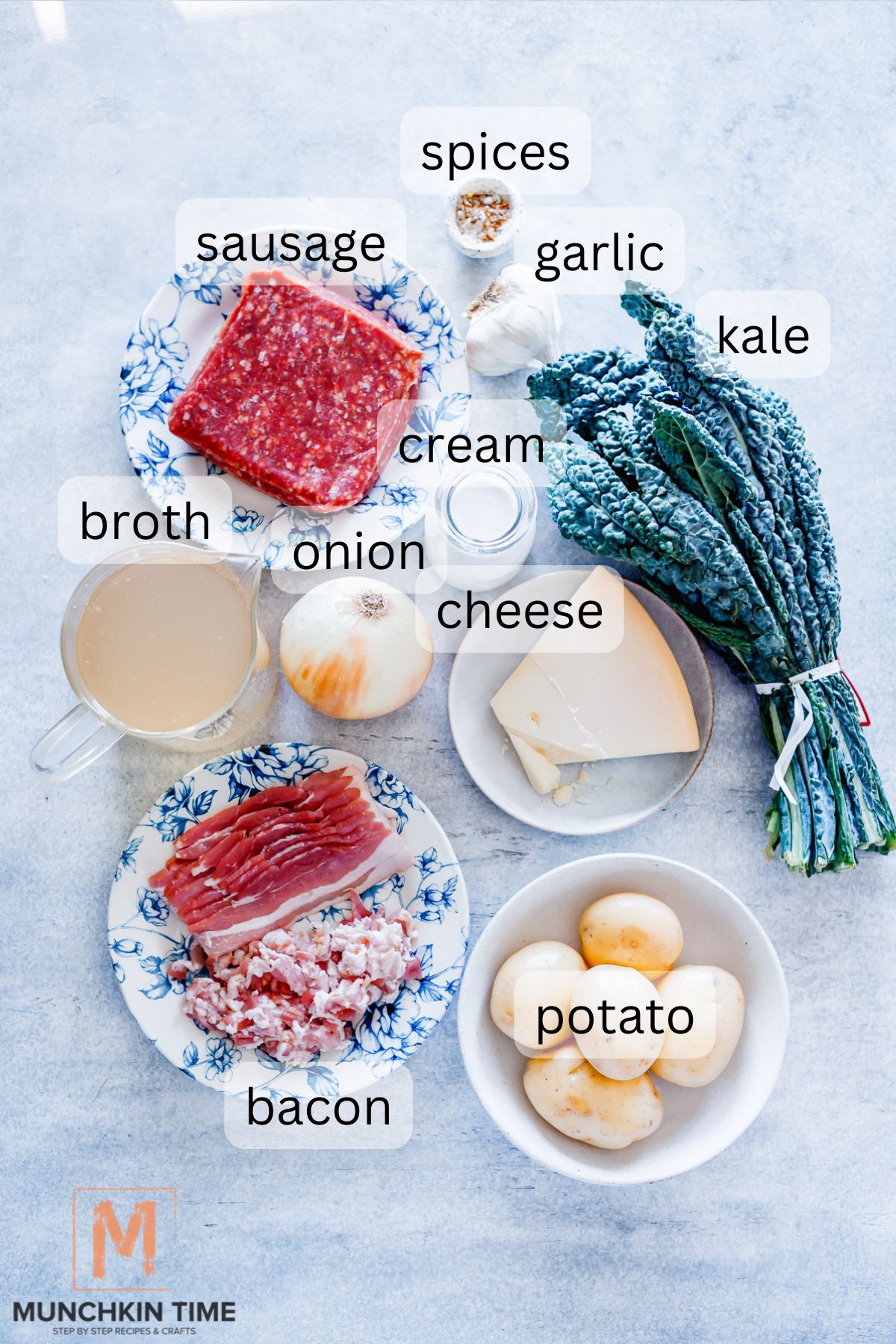 ingredients for the soup