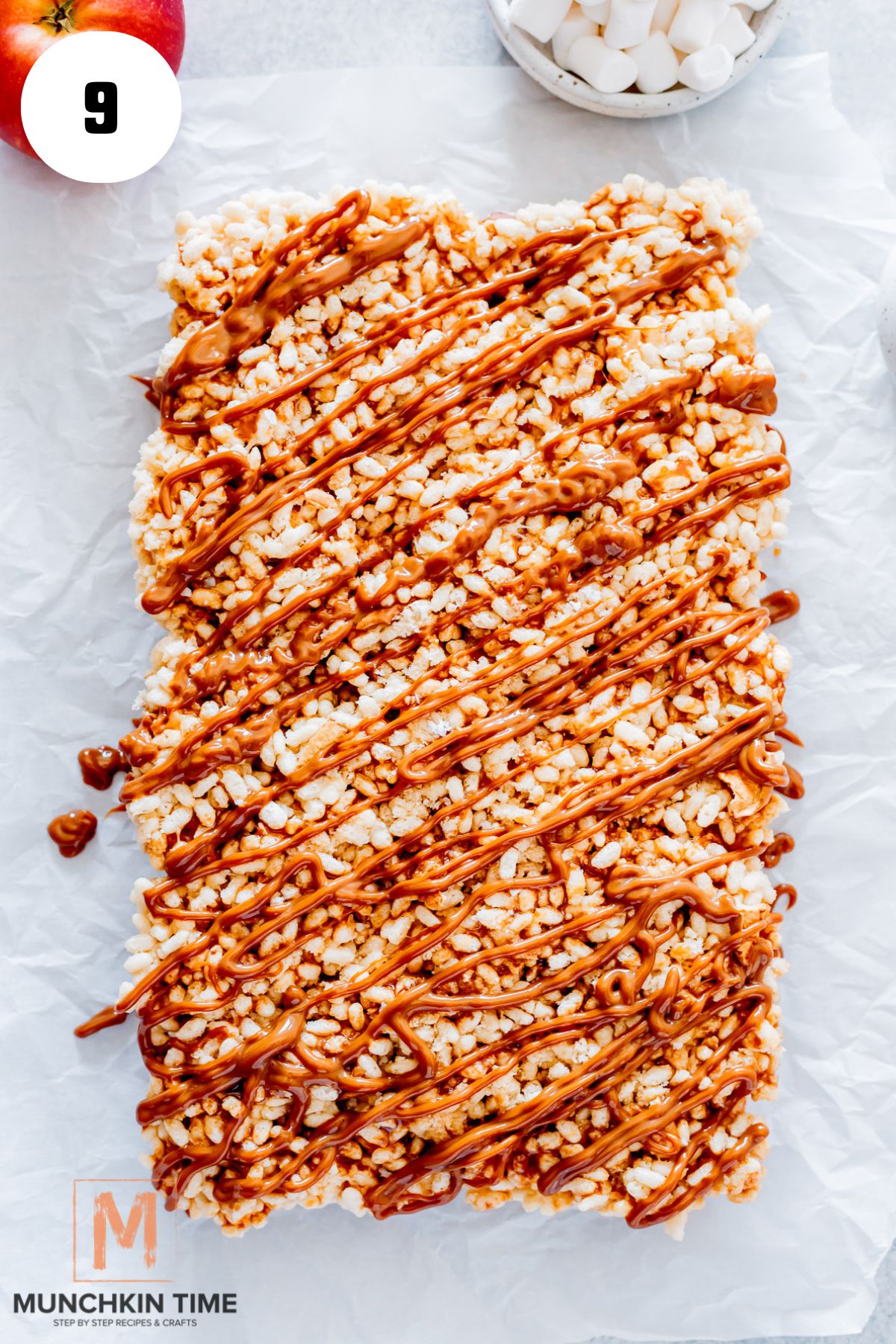 Salted Caramel Rice Krispie Treats