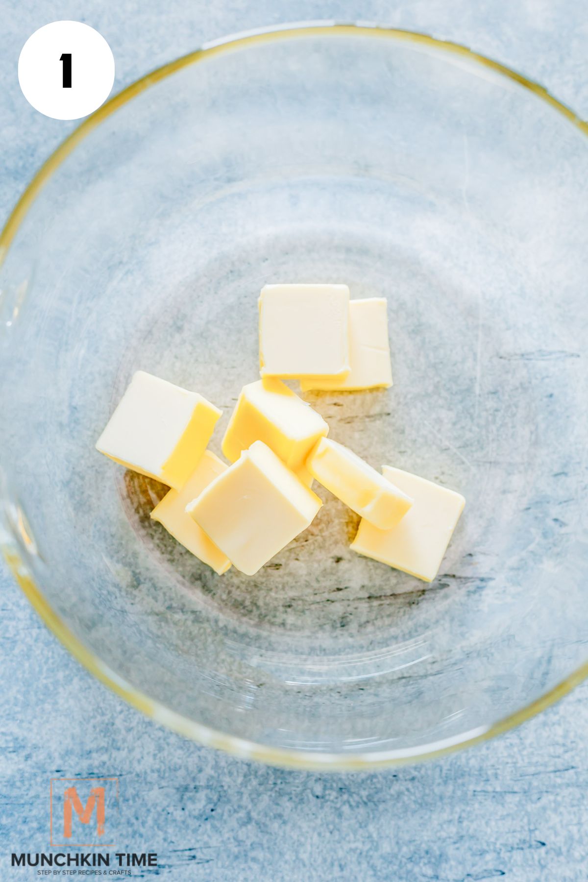 butter in a pot ready to be melted.