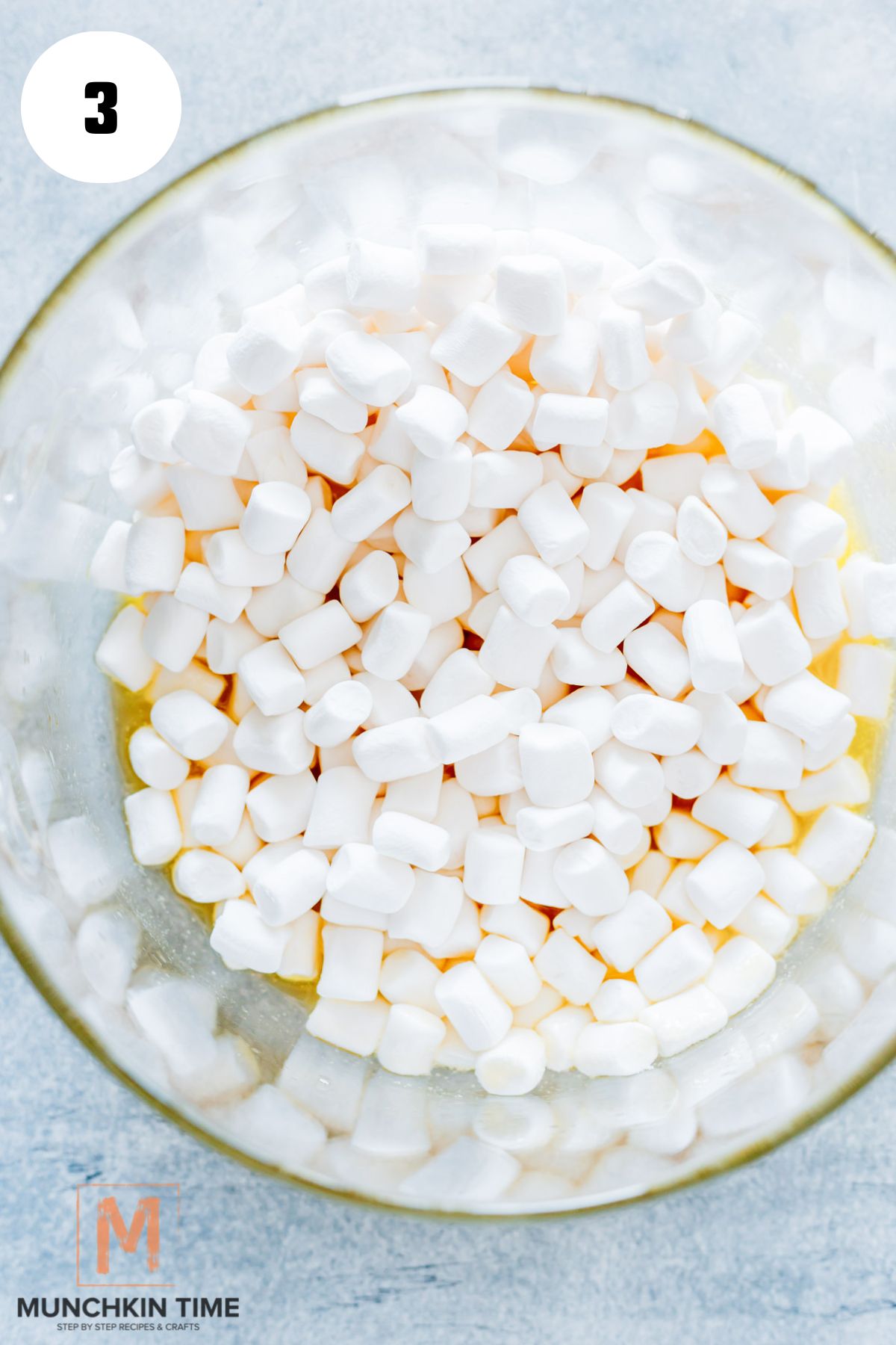 marshmallows in the pot.