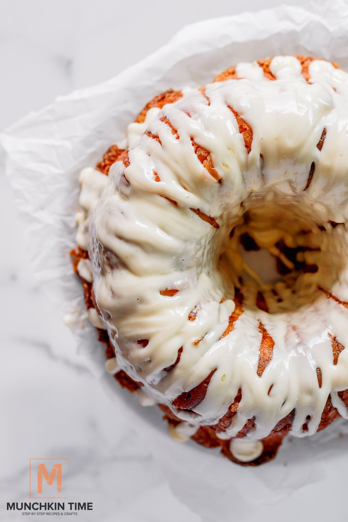Monkey Bread with Cream Cheese Frosting