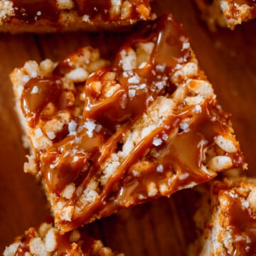 Salted Caramel Rice Krispie Treats