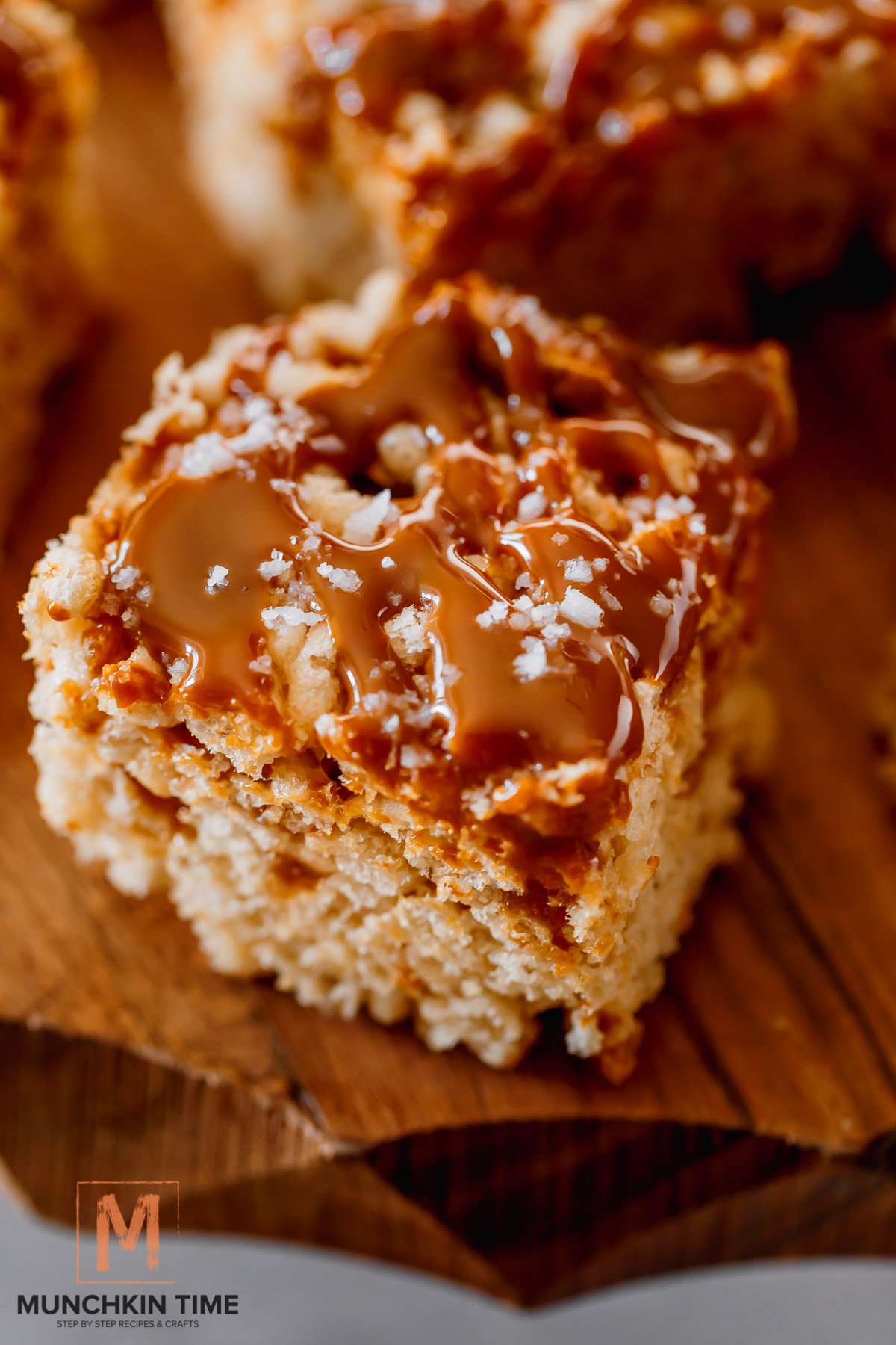 Salted Caramel Rice Krispie Treats
