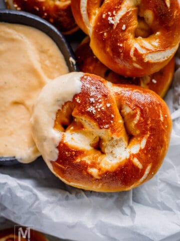 Soft Pretzels with Beer Cheese