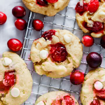 White Chocolate Cranberry Cookies (Soft, Chewy & Easy)