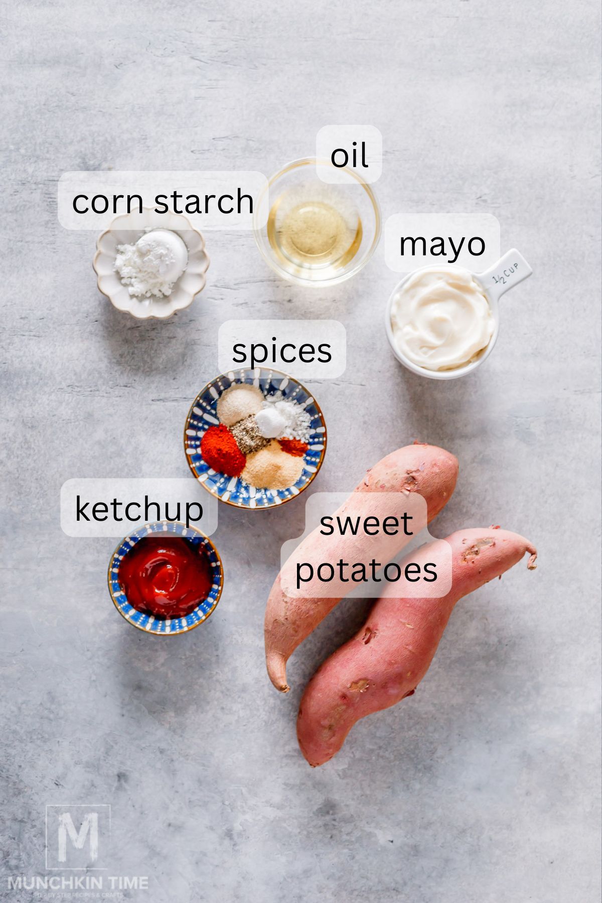 Ingredients For Sweet Potato Fries
