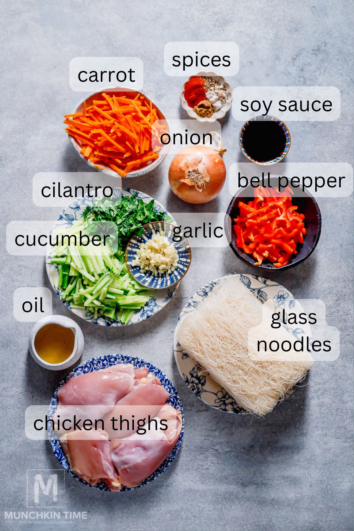 Chicken Stir Fry with Noodles Ingredients