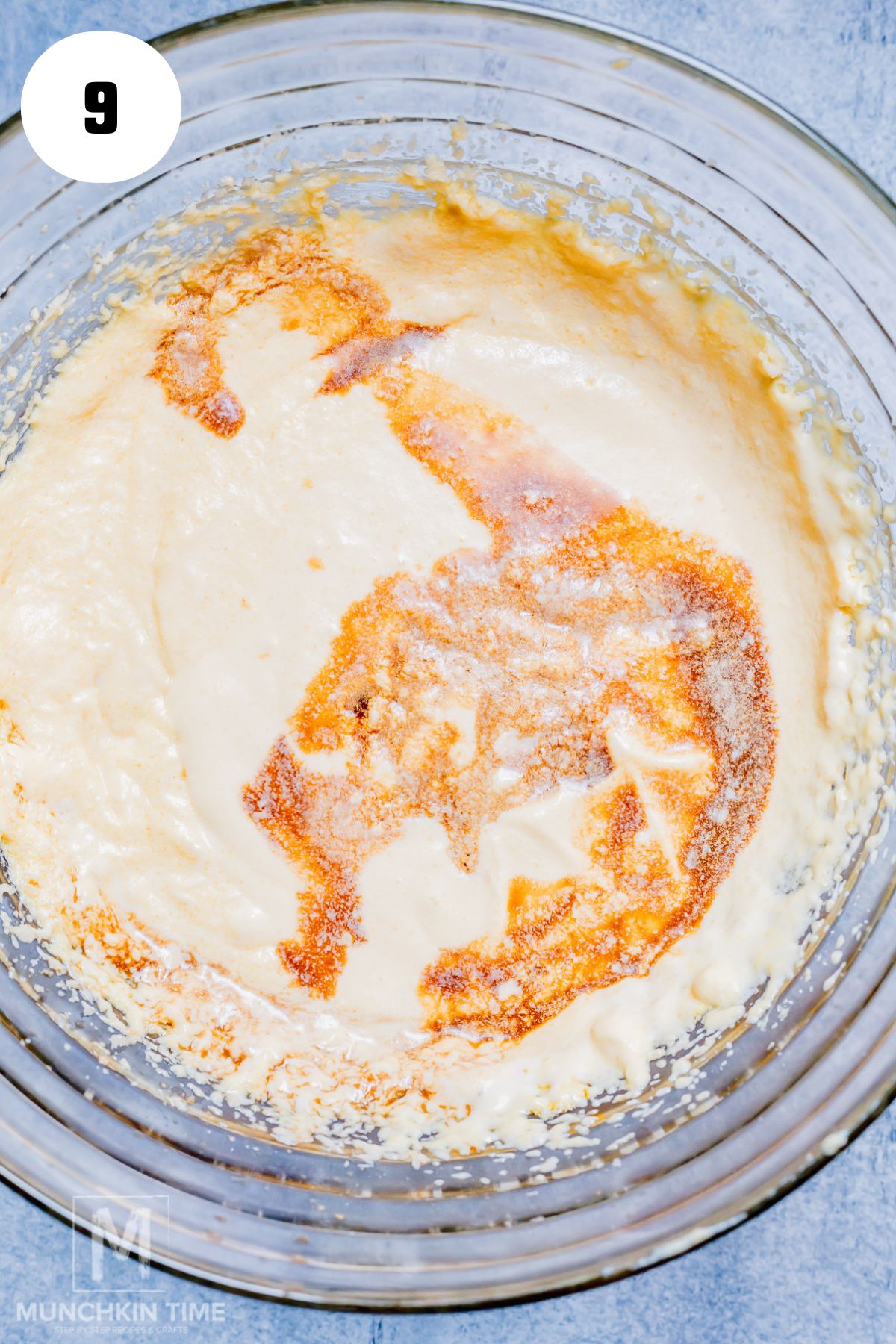 coffee added to the batter.