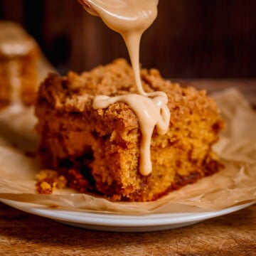 Cinnamon Coffee Cake Recipe with Streusel & Coffee Glaze