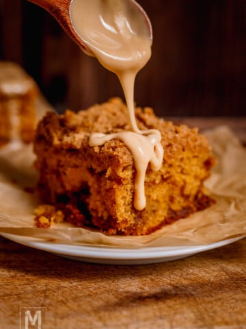 Cinnamon Coffee Cake Recipe with Streusel & Coffee Glaze