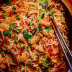 Chicken Stir Fry with Noodles (Korean Funchoza Recipe)