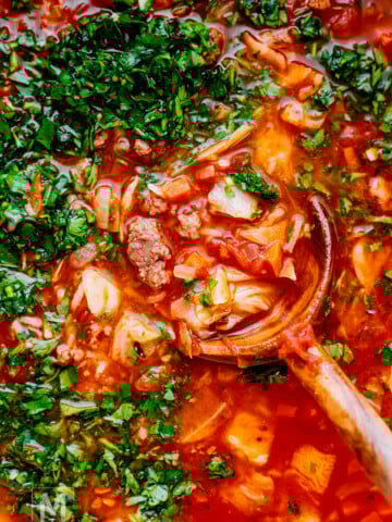 Best Cabbage Soup with Ground Beef