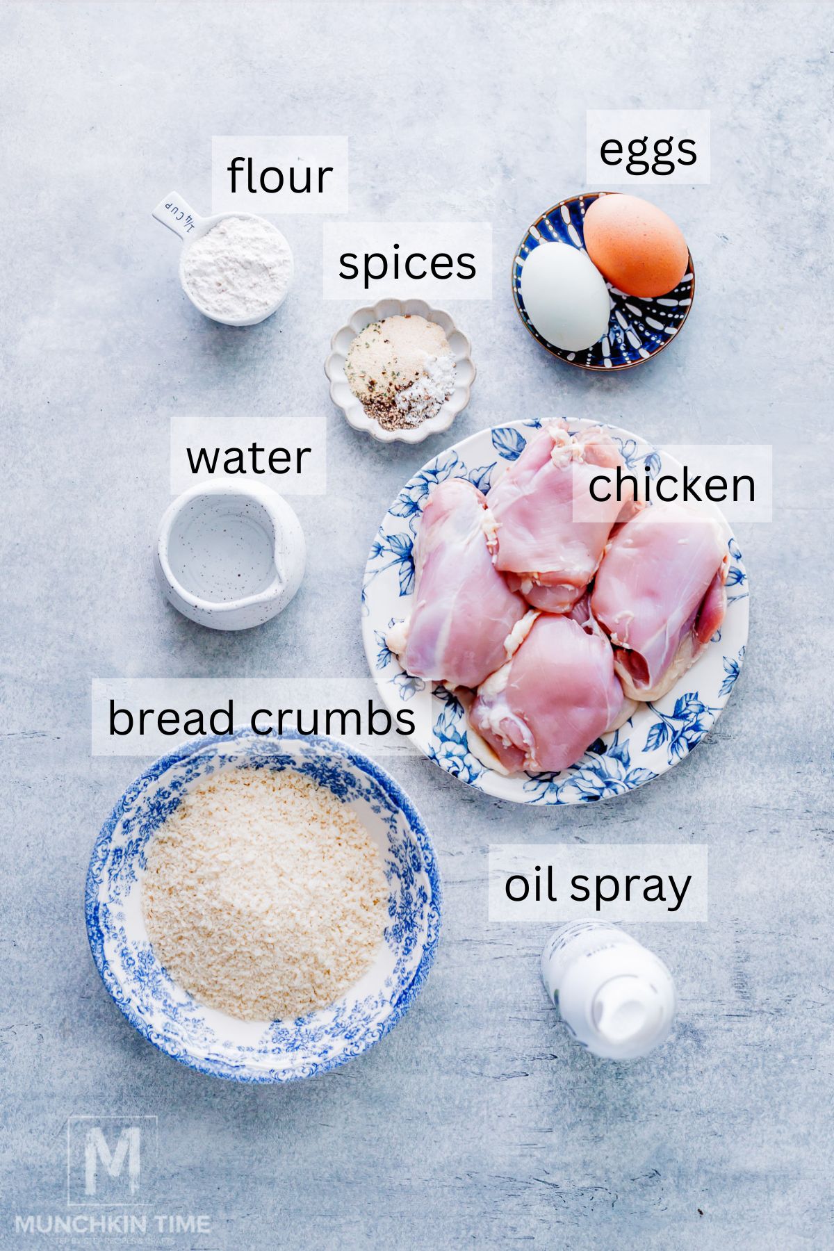 pantry staples that come together to make the crispiest, juiciest air fryer chicken katsu.