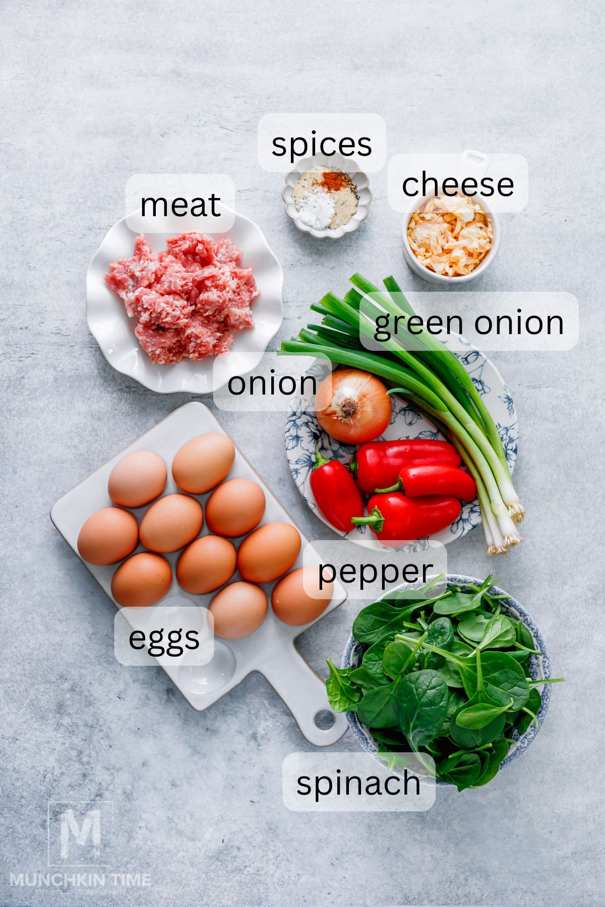 What’s in Sausage Egg Cheese Muffins - ingredients.