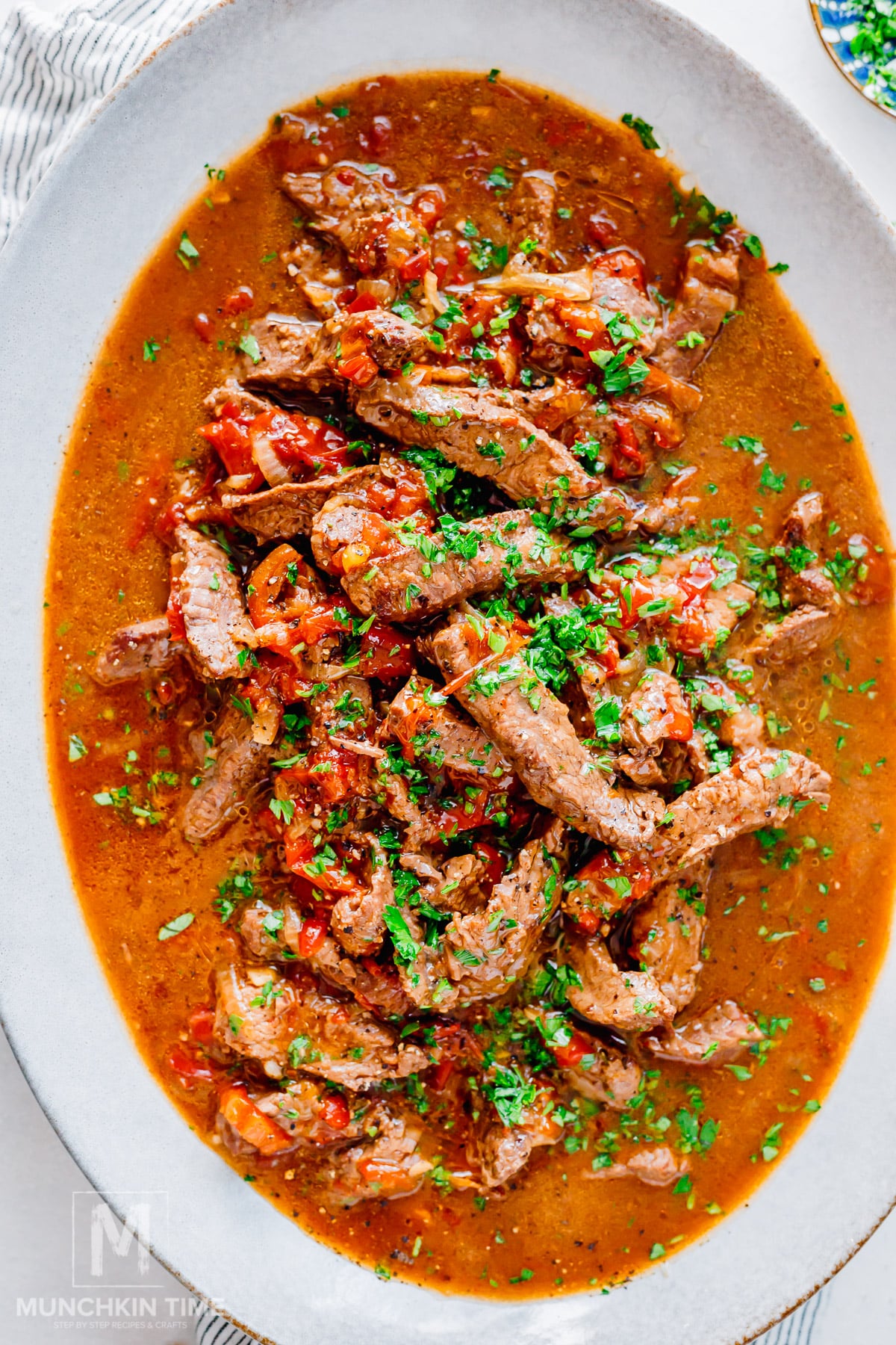 Crock Pot Pepper Steak