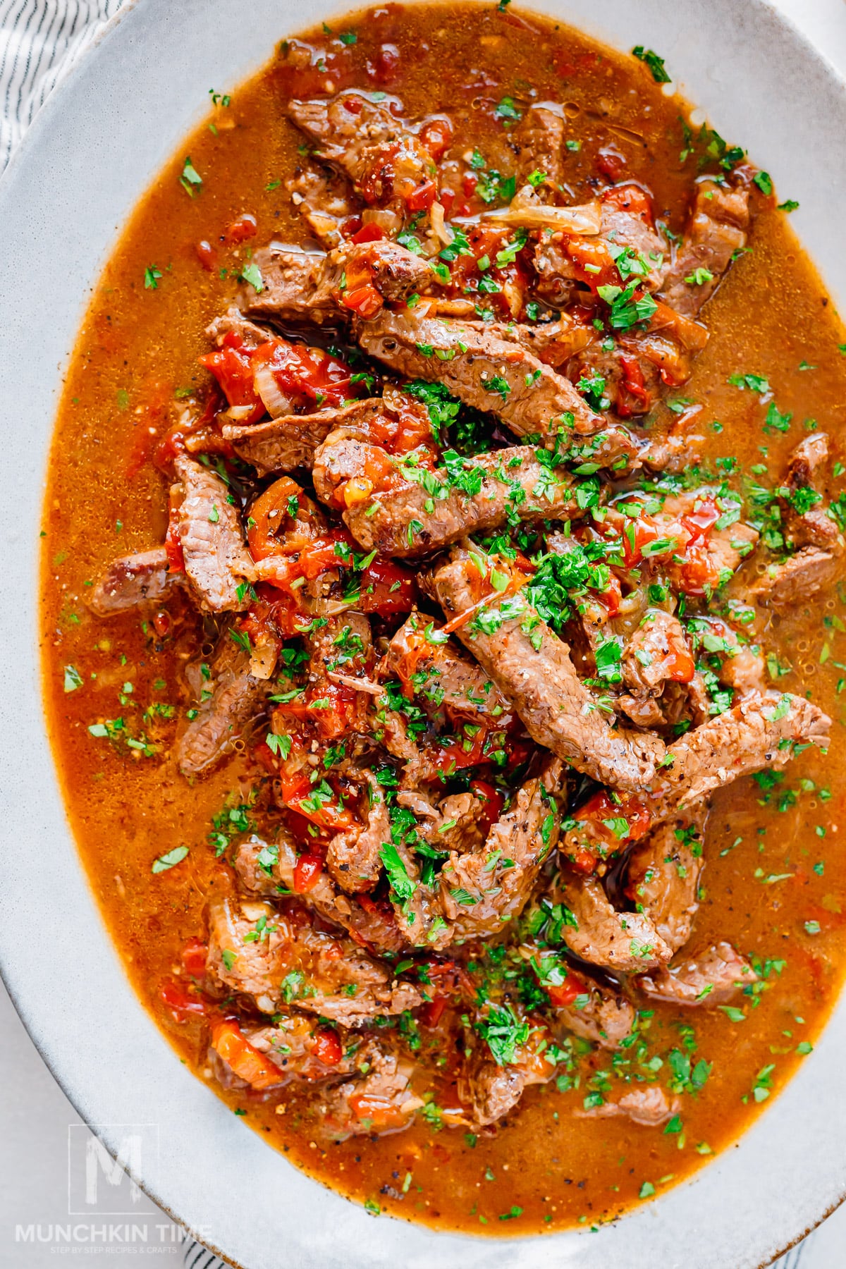 Crock Pot Pepper Steak